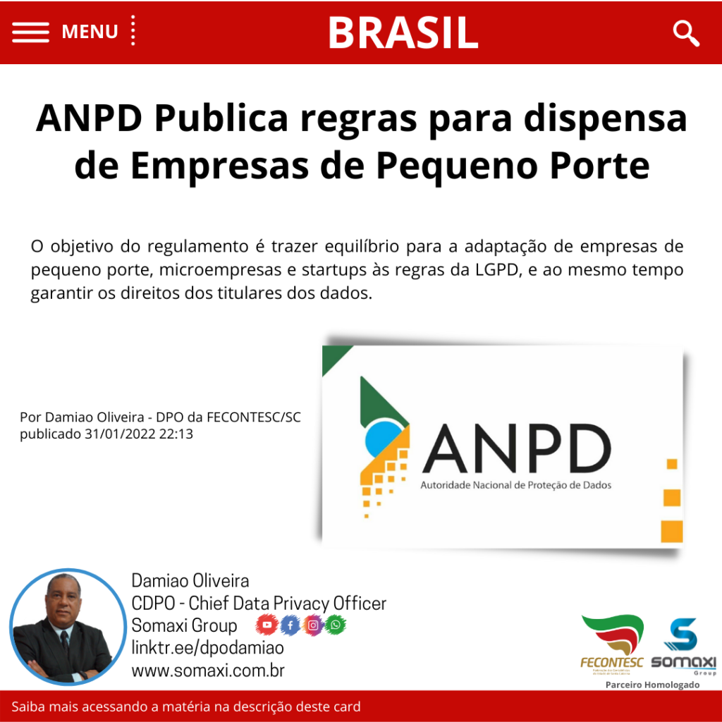 Regras ANPD EPP
