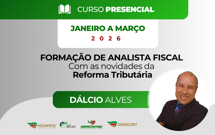 FORMAÇÃO DE ANALISTA FISCAL (Com as novidades da Reforma Tributária)