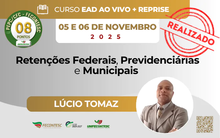 Retenções Federais, Previdenciárias e Municipais