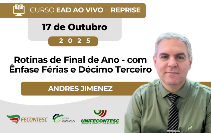 Rotinas de Final de Ano – com Ênfase Férias e Décimo Terceiro