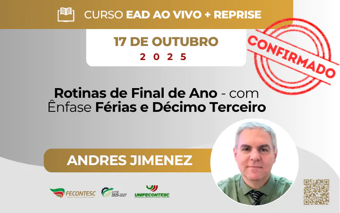 Rotinas de Final de Ano – com Ênfase Férias e Décimo Terceiro